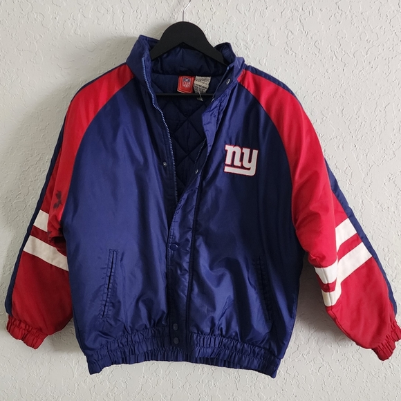 NFL New York Giants Youth Large Puffer Jacket - Picture 2 of 10